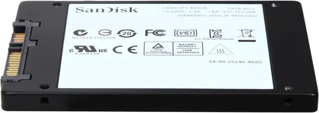 Alt view image 3 of 5 - SanDisk Extreme II 2.5" 480GB SATA III Internal Solid State Drive (SSD) SDSSDXP-480G-G25