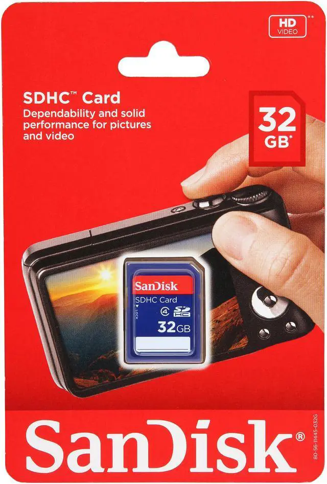 Alt view image 4 of 4 - SanDisk 32 GB Secure Digital High Capacity (SDHC) - 1 Card