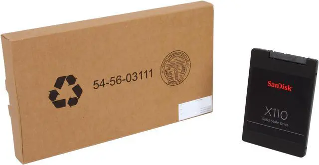 Alt view image 5 of 5 - SanDisk X110 2.5" 256GB SATA III MLC Internal Solid State Drive (SSD) SD6SB1M-256G-1022I