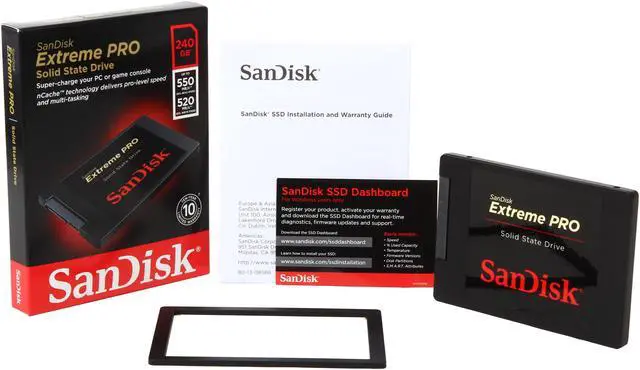 Alt view image 5 of 5 - SanDisk Extreme Pro 2.5" 240GB SATA III MLC Internal Solid State Drive (SSD) SDSSDXPS-240G-G25