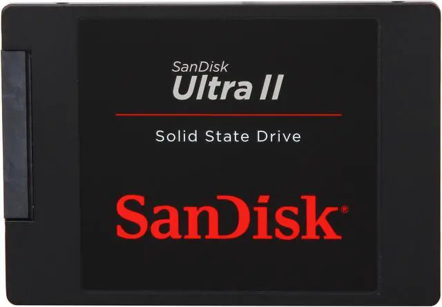 Alt view image 2 of 5 - SanDisk Ultra II 2.5" 480GB SATA III Internal Solid State Drive (SSD) SDSSDHII-480G-G25