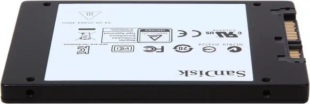 Alt view image 3 of 5 - SanDisk Ultra II 2.5" 480GB SATA III Internal Solid State Drive (SSD) SDSSDHII-480G-G25