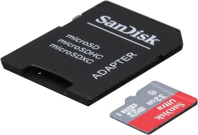Main image of SanDisk Ultra 32GB microSDHC Flash Card with adapter – Global Model SDSDQUAN-032G-G4A