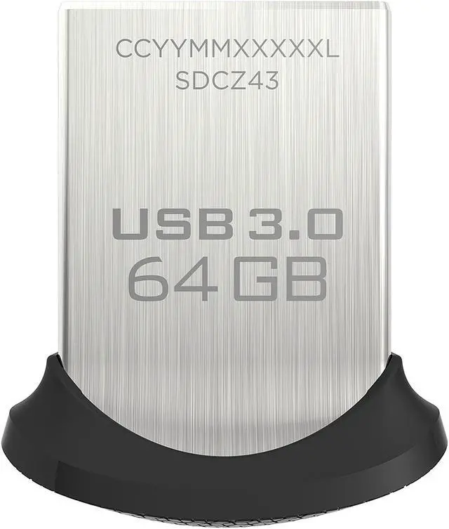 Main image of SanDisk 64GB Ultra Fit CZ43 USB 3.0 Flash Drive, Speed Up to 150MB/s (SDCZ43-064G-GAM46)