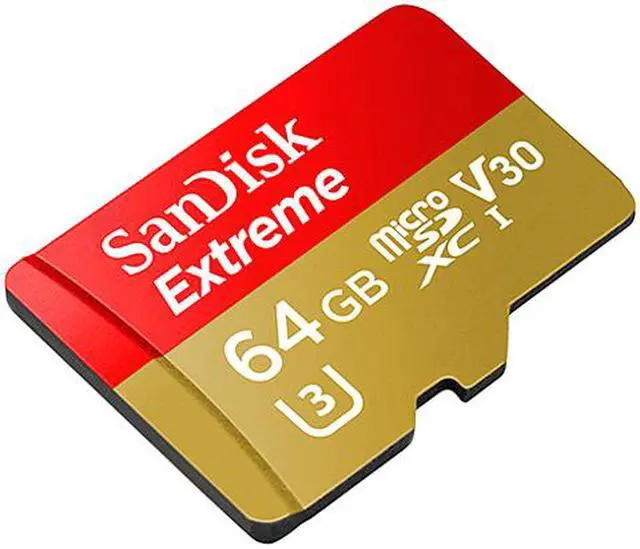 Alt view image 2 of 4 - SanDisk 64GB Extreme microSDXC UHS-I/U3 Class 10 Memory Card with Adapter, Speed Up to 90MB/s (SDSQXVF-064G-GN6MA)
