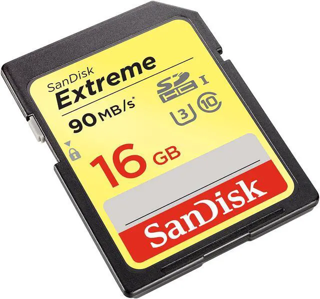 Alt view image 2 of 3 - SanDisk 16GB Extreme SDHC UHS-I/U3 Class 10 Memory Card, Speed Up to 90MB/s (SDSDXNE-016G-GNCIN)