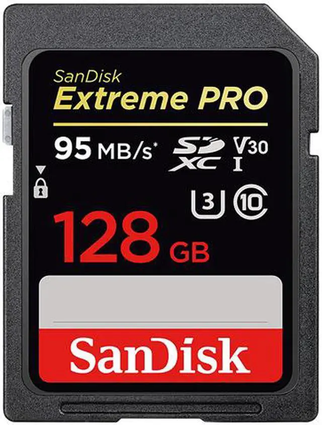 Main image of SanDisk 128GB Extreme Pro SDXC UHS-I/U3 Class 10 Memory Card, Speed Up to 95MB/s (SDSDXXG-128G-GN4IN)