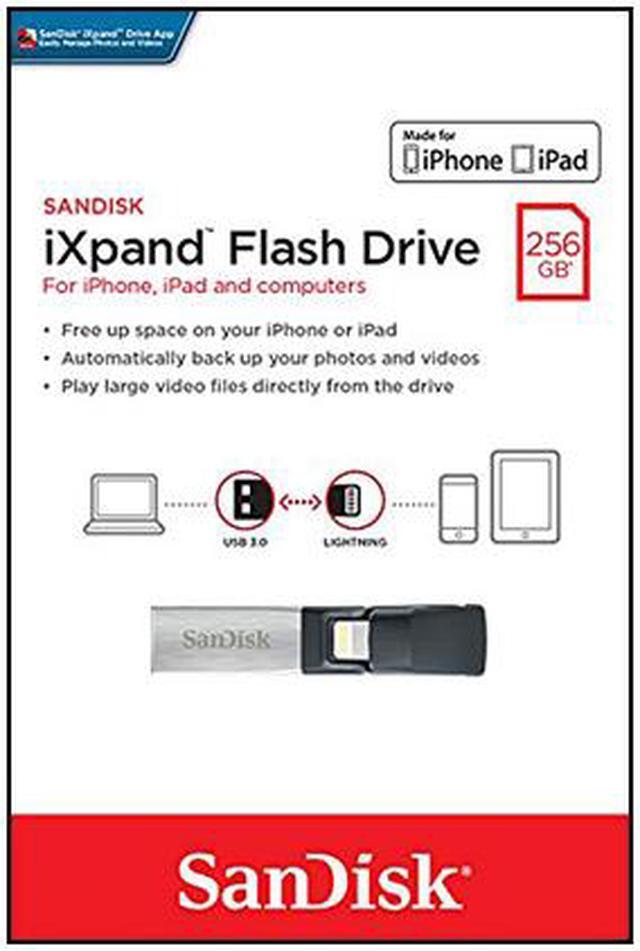 Alt view image 5 of 6 - SanDisk iXpand 256GB USB Flash Drive SDIX30N-256G-GN6NE
