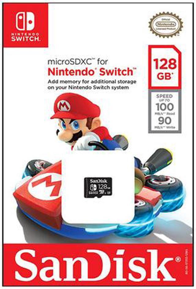 Alt view image 3 of 3 - SanDisk 128GB microSDXC UHS-I/U3 Memory Card for Nintendo Switch, Speed Up to 100MB/s (SDSQXBO-128G-ANCZA)