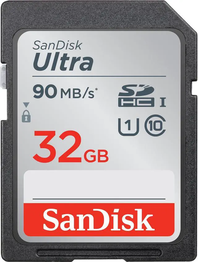 Main image of SanDisk 32GB Ultra SDHC UHS-I / Class 10 Memory Card, Speed Up to 90MB/s (SDSDUNR-032G-GN6IN)