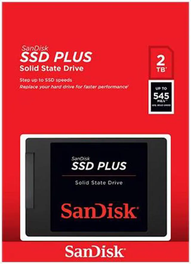 Alt view image 4 of 4 - SanDisk SSD PLUS 2.5" 2TB SATA III MLC Internal Solid State Drive (SSD) SDSSDA-2T00-G26