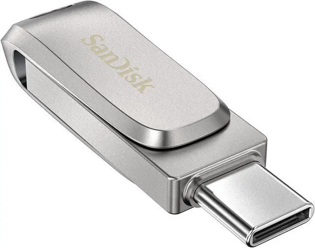 Alt view image 5 of 7 - SanDisk 128GB Ultra Dual Drive Luxe USB Type-C Flash Drive (SDDDC4-128G-G46)
