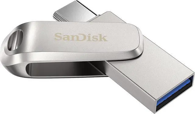 Alt view image 4 of 7 - SanDisk 256GB Ultra Dual Drive Luxe USB Type-C Flash Drive (SDDDC4-256G-G46)