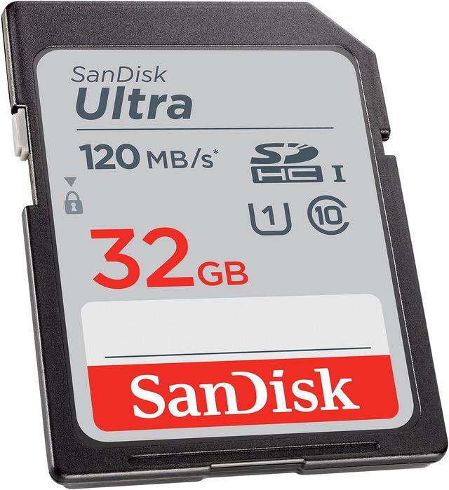 Alt view image 2 of 4 - SanDisk 32GB Ultra SDHC UHS-I / Class 10 Memory Card, Speed Up to 120MB/s (SDSDUN4-032G-GN6IN)