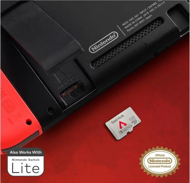 Alt view image 9 of 9 - SanDisk 128GB microSDXC Memory Card for Nintendo Switch, Apex Legends Edition, Speed Up to 100MB/s (SDSQXAO-128G-GN6ZY)