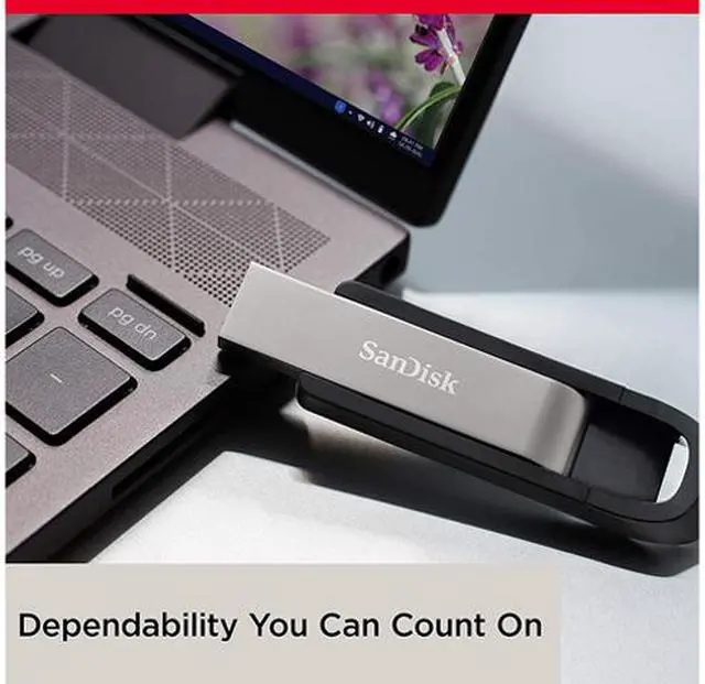 Alt view image 5 of 13 - SanDisk 256GB Extreme Go USB 3.2 Type-A Flash Drive, Speed Up to 400MB/s (SDCZ810-256G-G46)