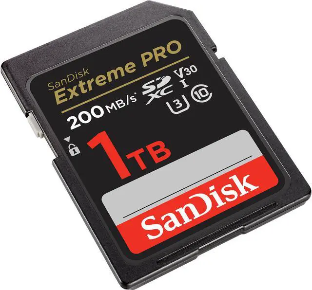 Alt view image 2 of 4 - SanDisk 1TB Extreme Pro SDXC UHS-I/U3 V30 Class 10 Memory Card, Speed Up to 200MB/s (SDSDXXD-1T00-GN4IN)