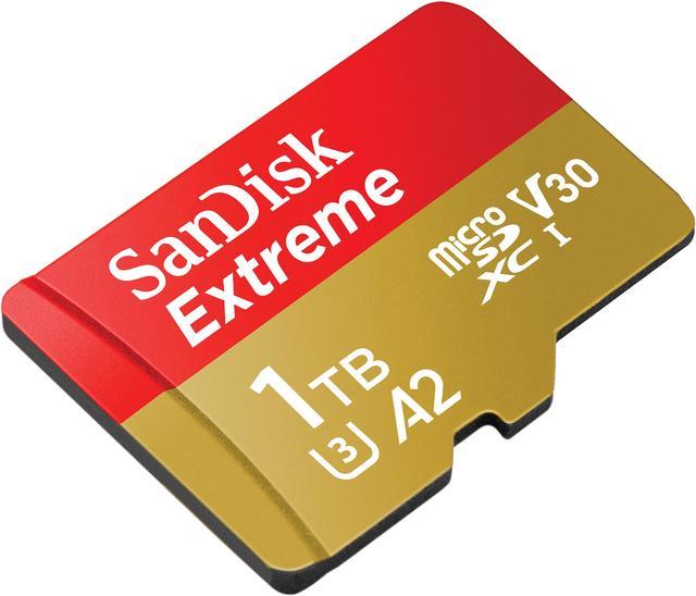 SanDisk 1TB Extreme microSDXC UHS-I/U3 A2 Memory Card with