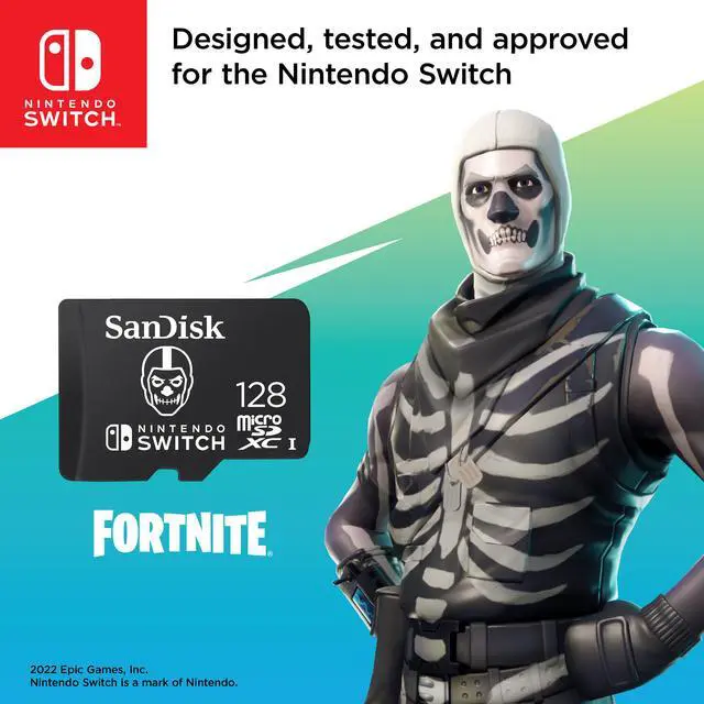 Alt view image 4 of 7 - SanDisk 128GB microSDXC Card Licensed for Nintendo Switch, Fortnite Edition (SDSQXAO-128G-GN6ZG)