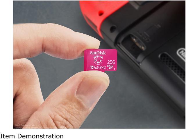 SanDisk 256GB microSDXC Card Licensed for Nintendo Switch, Fortnite Edition  (SDSQXAO-256G-GN6ZG) 