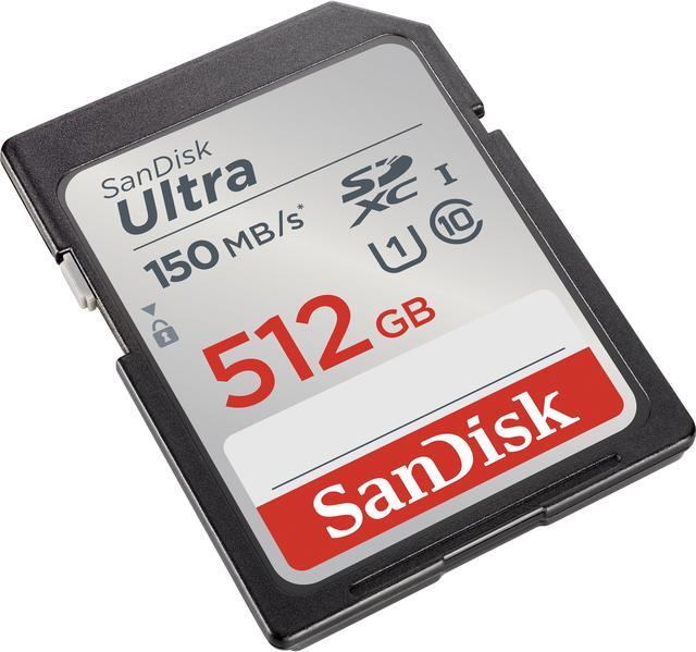 Alt view image 2 of 4 - SanDisk 512GB Ultra SDXC UHS-I / Class 10 Memory Card, Speed Up to 150MB/s (SDSDUNC-512G-GN6IN)