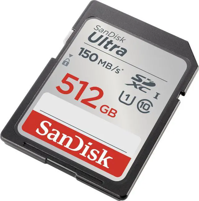 Alt view image 3 of 4 - SanDisk 512GB Ultra SDXC UHS-I / Class 10 Memory Card, Speed Up to 150MB/s (SDSDUNC-512G-GN6IN)