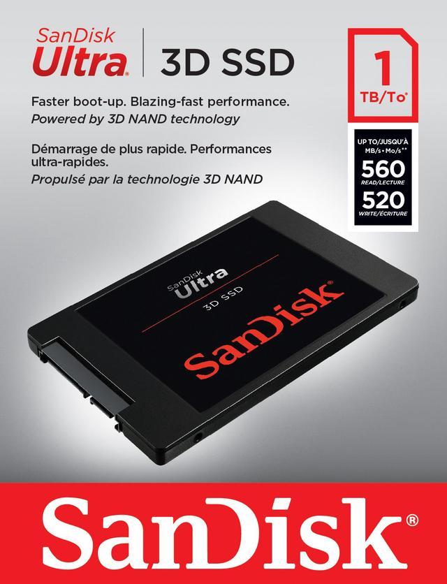 SSD 1TB】SanDisk Ultra SDSSDH3-1T00-J26 +USB-