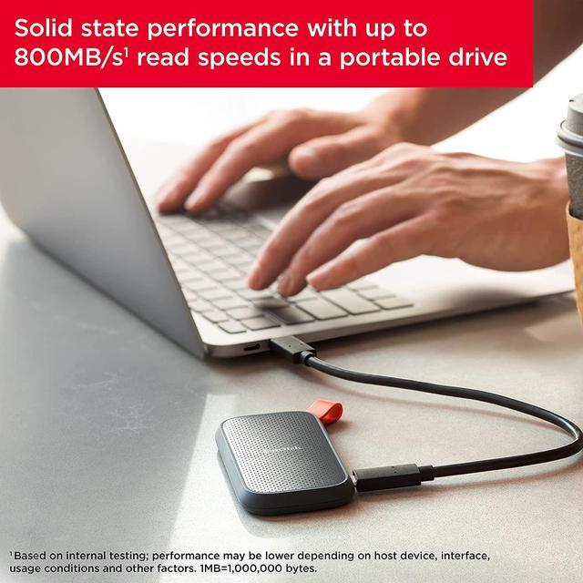 Alt view image 7 of 9 - SanDisk Portable SSD 2TB USB 3.2 Gen 2, USB-C SDSSDE30-2T00-G26