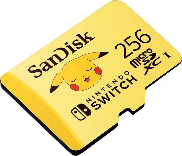 Alt view image 2 of 3 - SanDisk Pokémon 256GB microSDXC Flash Card for Nintendo Switch Model SDSQXAO-256G-GN6ZK
