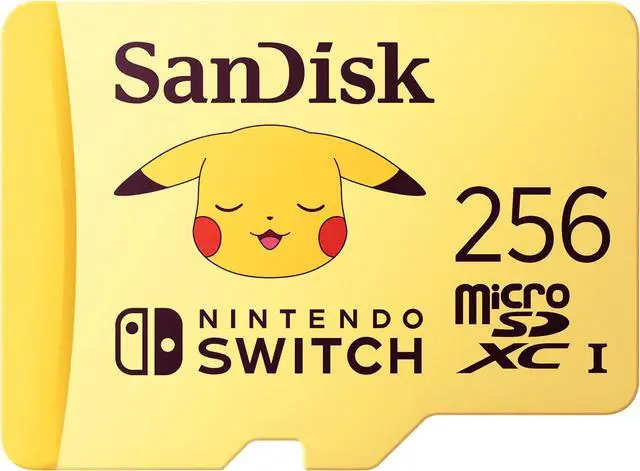Main image of SanDisk Pokémon 256GB microSDXC Flash Card for Nintendo Switch Model SDSQXAO-256G-GN6ZK