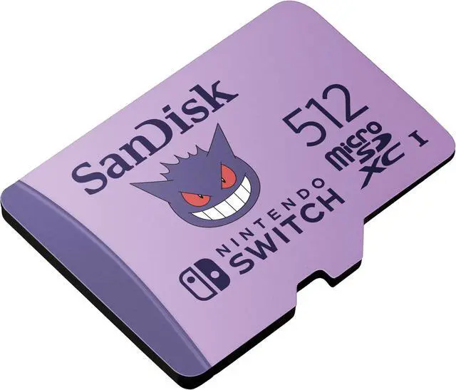 Alt view image 2 of 3 - SanDisk Pokémon 512GB microSDXC Flash Card for Nintendo Switch Model SDSQXAO-512G-GN6ZK