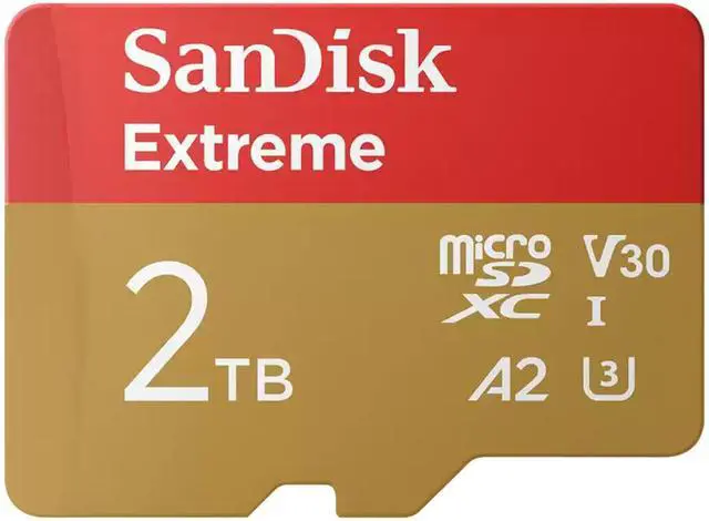 Main image of SanDisk Extreme 2TB MicroSD Memory Card Model SDSQXAV-2T00-GN6MA