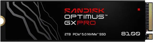 Main image of SanDisk Optimus GX PRO 8100 M.2 2280-S3-M 2TB PCI-Express 5.0 x4 3D NAND TLC Internal Solid State Drive (SSD) SDSP82200TAH-000E0