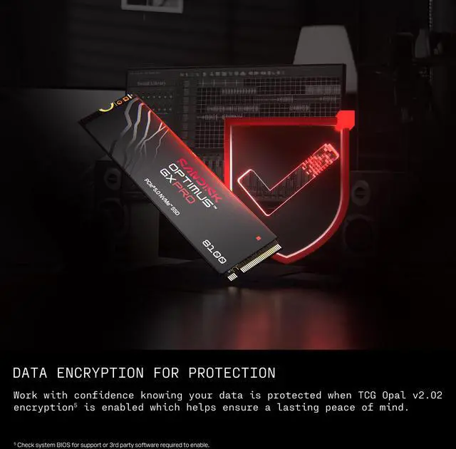 Alt view image 9 of 12 - SanDisk Optimus GX PRO 8100 M.2 2280-S3-M 2TB PCI-Express 5.0 x4 3D NAND TLC Internal Solid State Drive (SSD) SDSP82200TAH-000E0