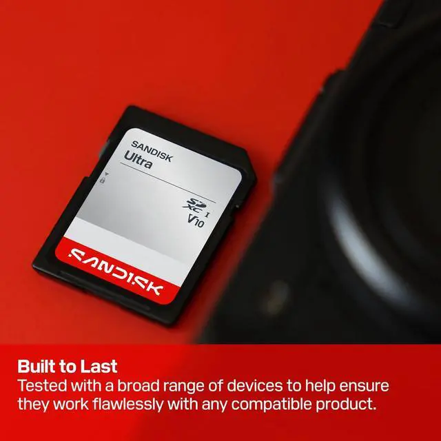 Alt view image 7 of 8 - SANDISK 64GB Ultra SDHC UHS-I Card and SDXC UHS-I Card - Up to 145MB/s Read Speed, Full HD Video, V10, U1, C10 - SDSDUVQ-064G-GN6IN