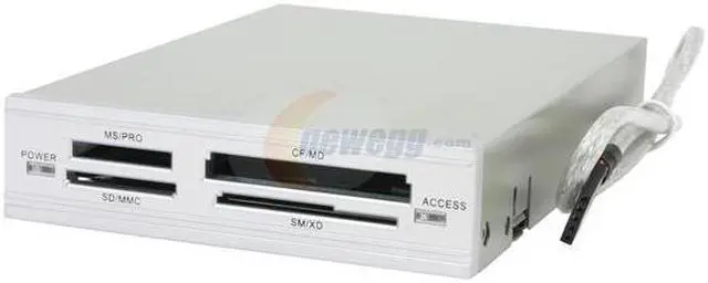 Alt view image 3 of 6 - AFT PRO-8MX 10-in-1 USB 2.0 Card Reader - OEM