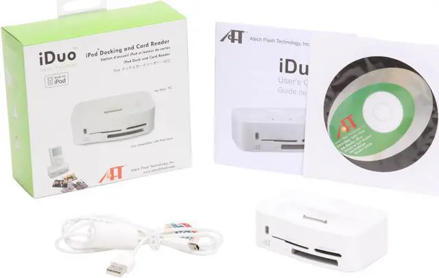 Alt view image 5 of 5 - AFT iDuo USB 2.0 Dock for iPod or iPhone with Card Reader for Computer