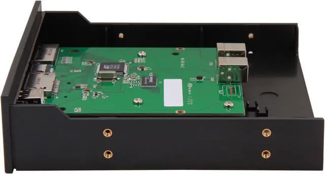 Alt view image 3 of 5 - AFT PRO-55U USB 2.0 5.25" Bay, CompactFlash/ SDHC/ SDXC/ microSD/ microSDXC/ miniSD/ miniSDHC/ MultiMediaCard/ Memory Stick/ xD-Picture Card. All-in-one Internal Flash Memory Card Reader
