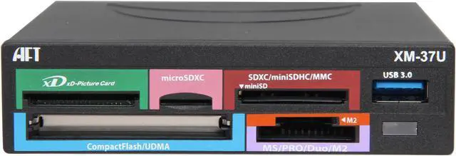 Alt view image 2 of 5 - AFT XM-37U USB 3.0 3.5” Kiosk Card Reader