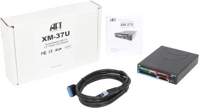 Alt view image 5 of 5 - AFT XM-37U USB 3.0 3.5” Kiosk Card Reader