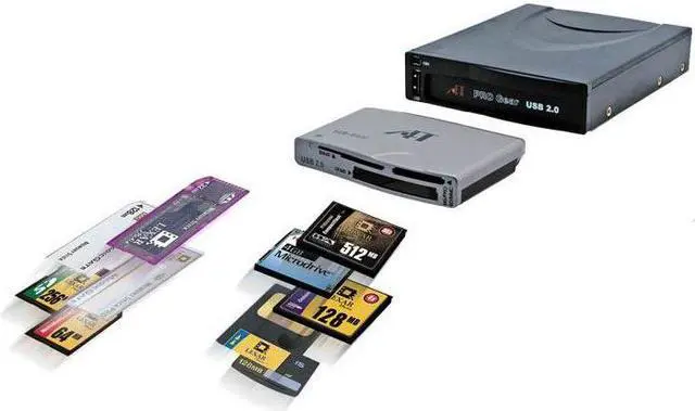 Main image of AFT Pro-Gear Duo 12-in-1 USB 2.0 Internal/External Card Reader