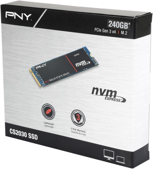 PNY 500GB CS2230 PCIe 3.0 M.2 Internal SSD M280CS2230-500-RB B&H