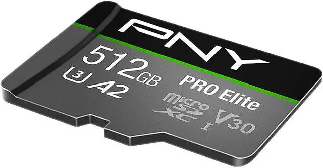 Alt view image 3 of 3 - PNY PRO Elite 512GB microSDXC Flash Card Model P-SDUX512U3100PRO-GE