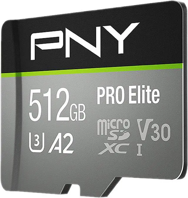 Alt view image 2 of 3 - PNY PRO Elite 512GB microSDXC Flash Card Model P-SDUX512U3100PRO-GE