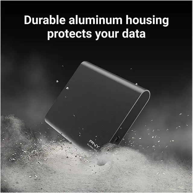 Alt view image 7 of 8 - PNY Pro Elite 1TB USB 3.1 Gen 2 Type-C Portable Solid State Drive