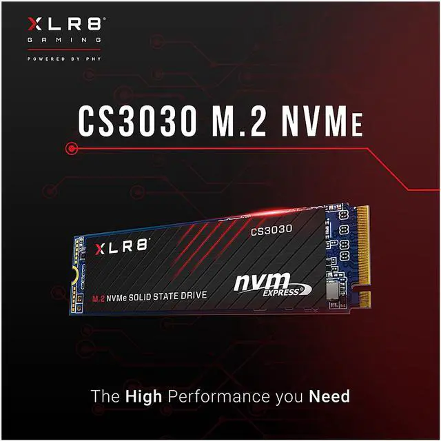 Alt view image 3 of 7 - PNY XLR8 CS3030 M.2 2280 2TB PCI-Express 3.0 x4 3D TLC Internal Solid State Drive (SSD) M280CS3030-2TB-RB