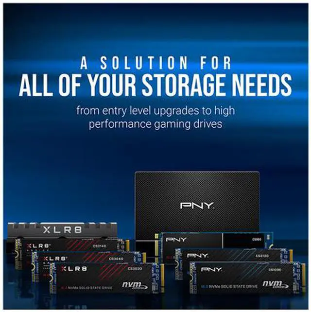 Alt view image 7 of 7 - PNY CS1030 M.2 2280 500GB PCI-Express 3.0 x4, NVMe 1.3 3D NAND Internal Solid State Drive (SSD) M280CS1030-500-RB