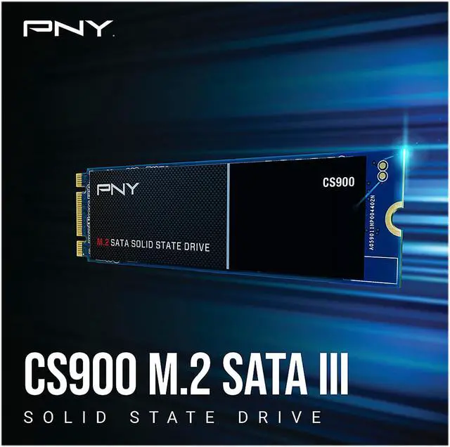 Alt view image 2 of 7 - PNY CS900 500GB M.2 SATA III Internal Solid State Drive (SSD) - M280CS900-500-RB