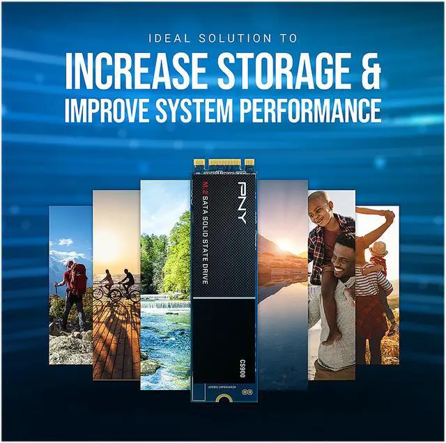 Alt view image 4 of 7 - PNY CS900 500GB M.2 SATA III Internal Solid State Drive (SSD) - M280CS900-500-RB