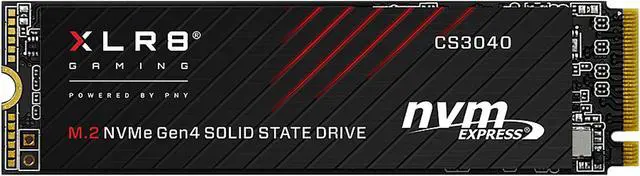 Main image of PNY XLR8 CS3040 M.2 2280 4TB PCI-Express 4.0 x4, NVMe 1.3 3D NAND Internal Solid State Drive (SSD) M280CS3040-4TB-RB